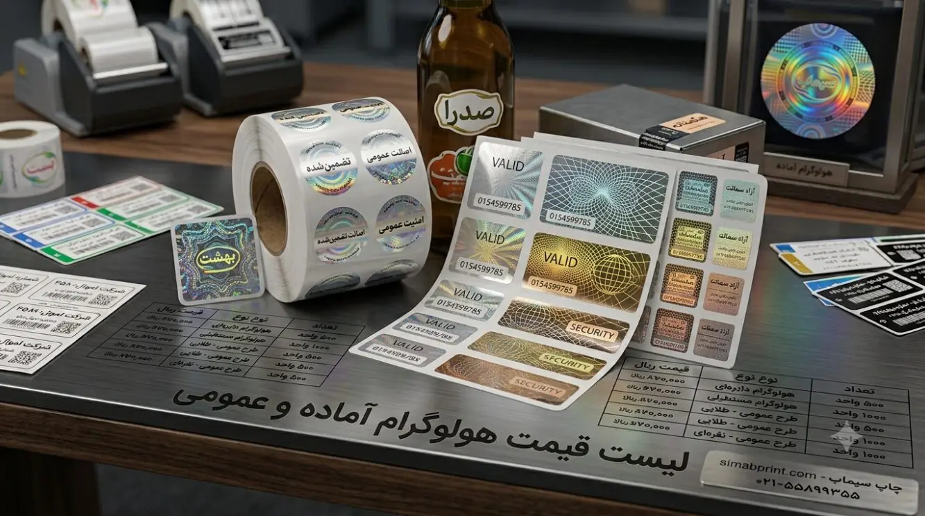 قیمت هولوگرام آماده