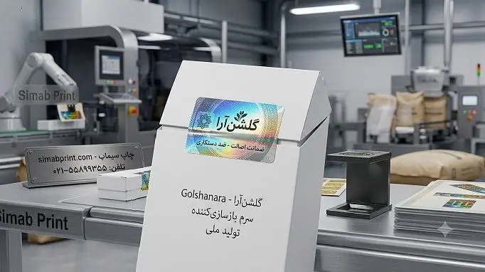 هولوگرام اختصاصی ۱×۴ سانتیمتر؛ انتخابی مناسب برای پلمپ و بستهبندیهای کشیده