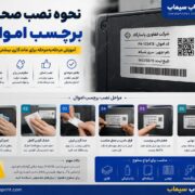 نحوه نصب صحیح برچسب اموال